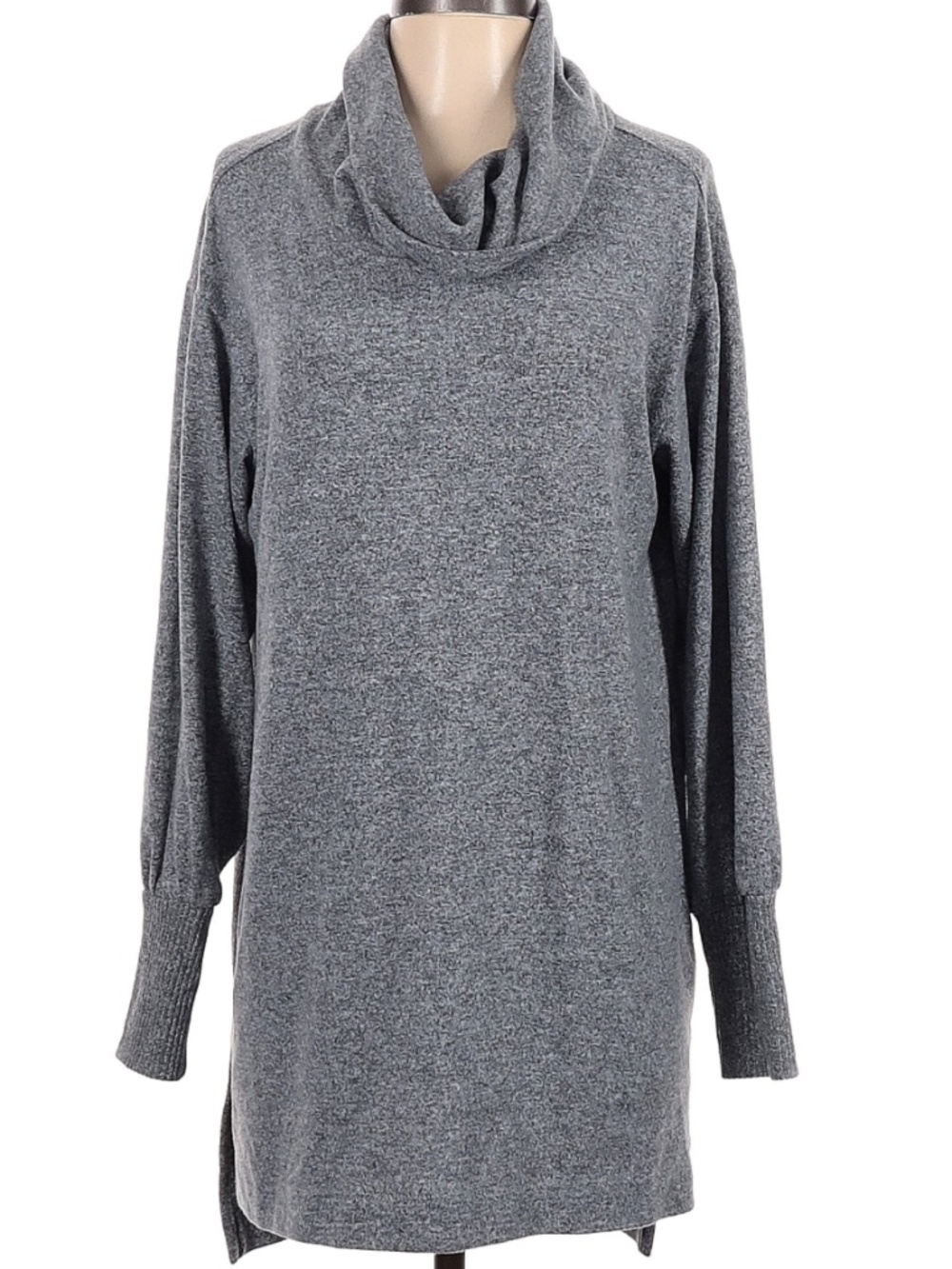 Maeve for Anthropologie Gray Turtleneck Tunic Dress Small